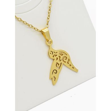 SET DE COLLAR, DIJE Y ARETES EN ACERO INOXIDABLE 316L