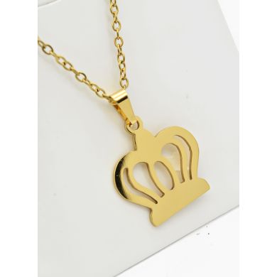 SET DE COLLAR, DIJE Y ARETES EN ACERO INOXIDABLE 316L