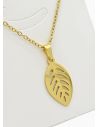 SET DE COLLAR, DIJE Y ARETES EN ACERO INOXIDABLE 316L