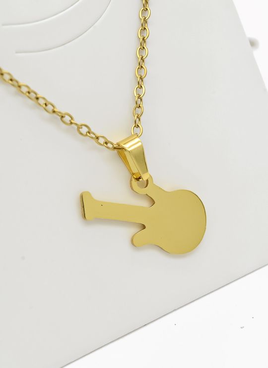 SET DE COLLAR, DIJE Y ARETES EN ACERO INOXIDABLE 316L