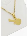 SET DE COLLAR, DIJE Y ARETES EN ACERO INOXIDABLE 316L