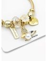 PULSERA TIPO PANDORA BRAZALETE EN RODIO CON MICROCIRCONES
