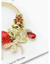 PULSERA TIPO PANDORA BRAZALETE EN RODIO CON MICROCIRCONES