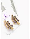 ARETES RODIO MARCA XUPING MICROCIRCONES /YSX
