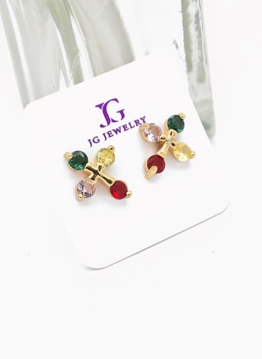 ARETES RODIO MARCA XUPING MICROCIRCONES /YSX
