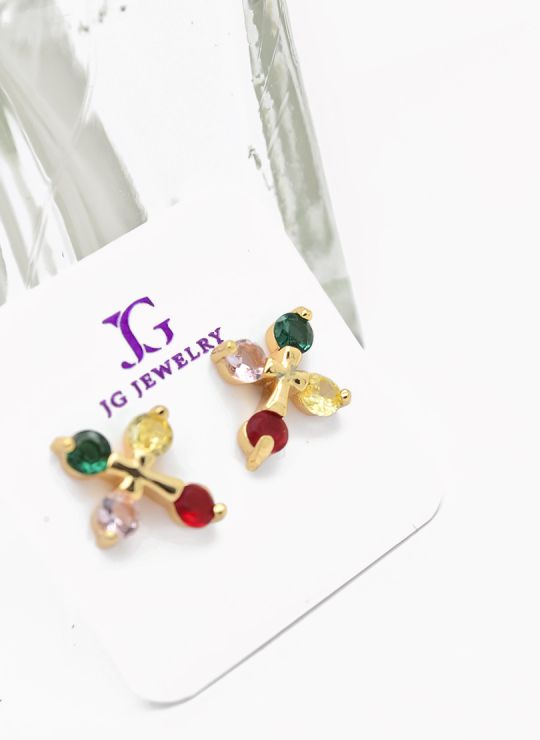 ARETES RODIO MARCA XUPING MICROCIRCONES /YSX