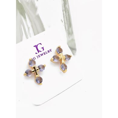 ARETES RODIO MARCA XUPING MICROCIRCONES /YSX