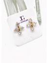 ARETES RODIO MARCA XUPING MICROCIRCONES /YSX