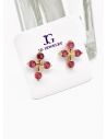 ARETES RODIO MARCA XUPING MICROCIRCONES /YSX