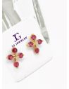 ARETES RODIO MARCA XUPING MICROCIRCONES /YSX