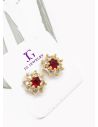 ARETES RODIO MARCA XUPING MICROCIRCONES /YSX