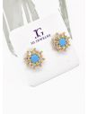 ARETES RODIO MARCA XUPING MICROCIRCONES /YSX