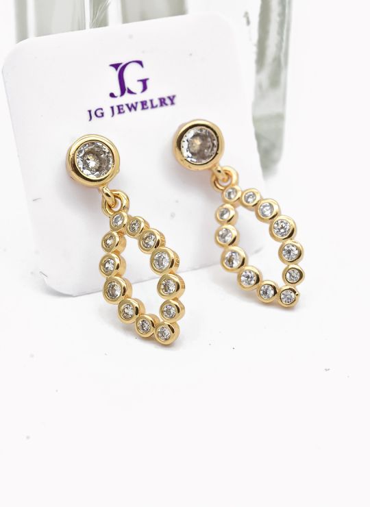 ARETES RODIO MARCA XUPING MICROCIRCONES /YSX