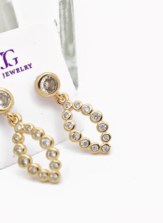 ARETES RODIO MARCA XUPING MICROCIRCONES /YSX