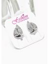 ARETES RODIO MARCA XUPING MICROCIRCONES /YSX