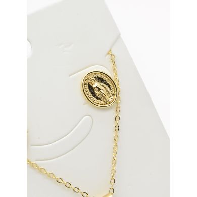 SET DE COLLAR Y DIJE EN RODIO CON MICROCIRCIONES/XUPING