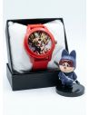 SET DE RELOJ CON PERSONAJE DE COLECCION Y ESTUCHE DE LUJO