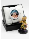 SET DE RELOJ CON PERSONAJE DE COLECCION Y ESTUCHE DE LUJO