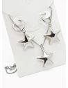 SET DE COLLAR Y DIJE EN RODIO CON MICROCIRCIONES/XUPING
