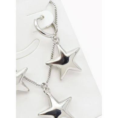 SET DE COLLAR Y DIJE EN RODIO CON MICROCIRCIONES/XUPING