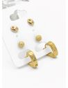 SET DE ARETES X 3 PARES RODIO XUPING /GARANTIZADO