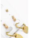 SET DE ARETES X 3 PARES RODIO XUPING /GARANTIZADO
