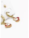 SET DE ARETES X 3 PARES RODIO XUPING /GARANTIZADO
