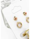 SET DE ARETES X 3 PARES RODIO XUPING /GARANTIZADO