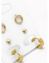 SET DE ARETES X 3 PARES RODIO XUPING /GARANTIZADO