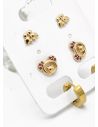 SET DE ARETES X 3 PARES RODIO XUPING /GARANTIZADO