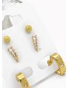 SET DE ARETES X 3 PARES RODIO XUPING /GARANTIZADO