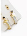 SET DE ARETES X 3 PARES RODIO XUPING /GARANTIZADO
