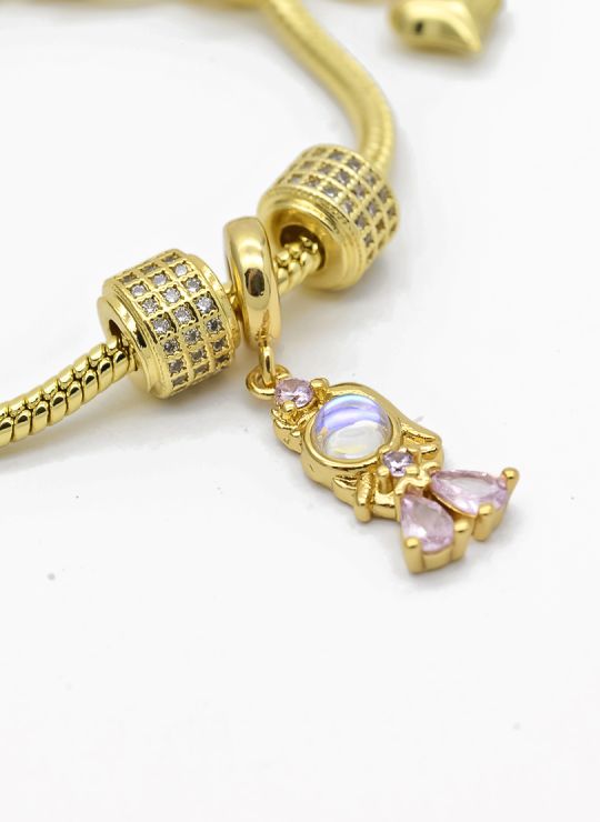 PULSERA / BRAZALETE EN RODIO CON MICROCIRCONES