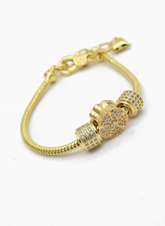 PULSERA / BRAZALETE EN RODIO CON MICROCIRCONES