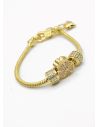 PULSERA / BRAZALETE EN RODIO CON MICROCIRCONES