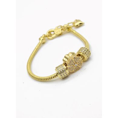 PULSERA / BRAZALETE EN RODIO CON MICROCIRCONES
