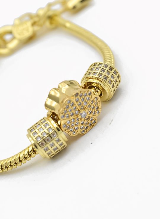 PULSERA / BRAZALETE EN RODIO CON MICROCIRCONES