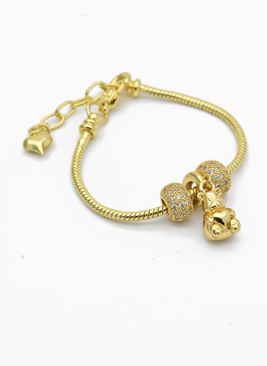 PULSERA / BRAZALETE EN RODIO CON MICROCIRCONES