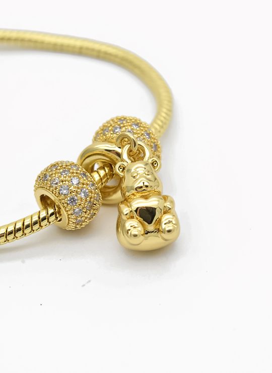 PULSERA / BRAZALETE EN RODIO CON MICROCIRCONES