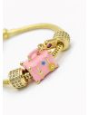 PULSERA / BRAZALETE EN RODIO CON MICROCIRCONES