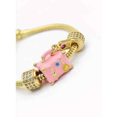 PULSERA / BRAZALETE EN RODIO CON MICROCIRCONES
