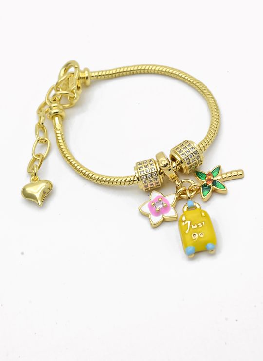PULSERA / BRAZALETE EN RODIO CON MICROCIRCONES