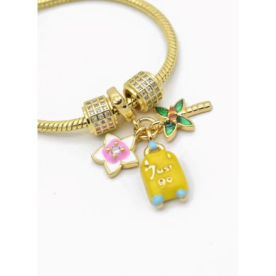 PULSERA / BRAZALETE EN RODIO CON MICROCIRCONES