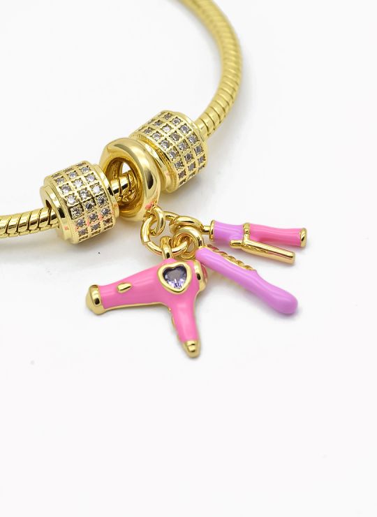 PULSERA / BRAZALETE EN RODIO CON MICROCIRCONES