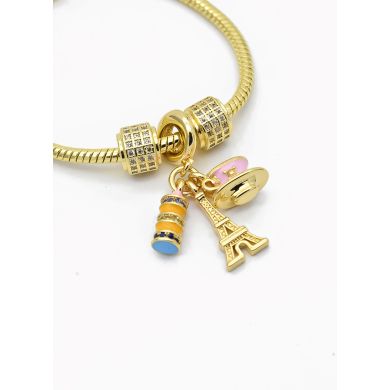 PULSERA / BRAZALETE EN RODIO CON MICROCIRCONES