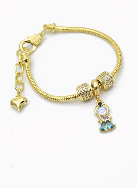 PULSERA / BRAZALETE EN RODIO CON MICROCIRCONES