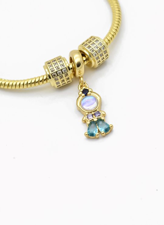 PULSERA / BRAZALETE EN RODIO CON MICROCIRCONES