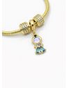 PULSERA / BRAZALETE EN RODIO CON MICROCIRCONES