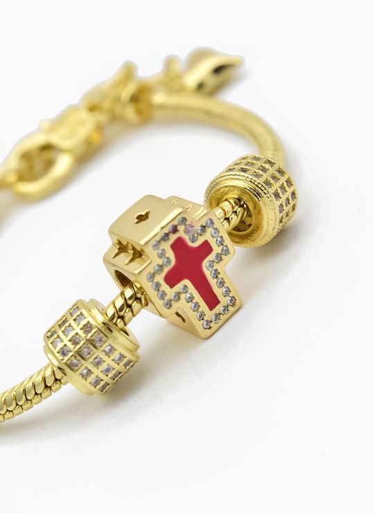 PULSERA / BRAZALETE EN RODIO CON MICROCIRCONES