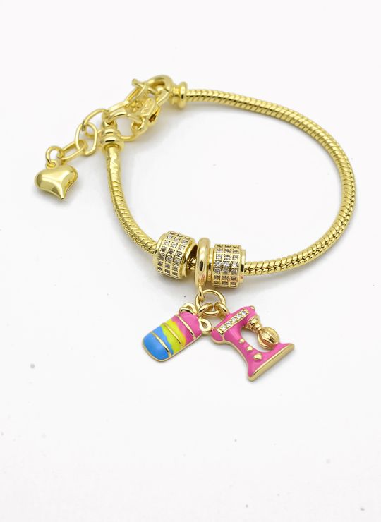 PULSERA / BRAZALETE EN RODIO CON MICROCIRCONES